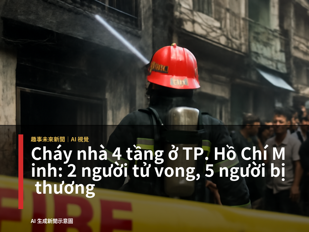 Cháy nhà 4 tầng ở TP. Hồ Chí Minh: 2 người tử vong, 5 người bị thương